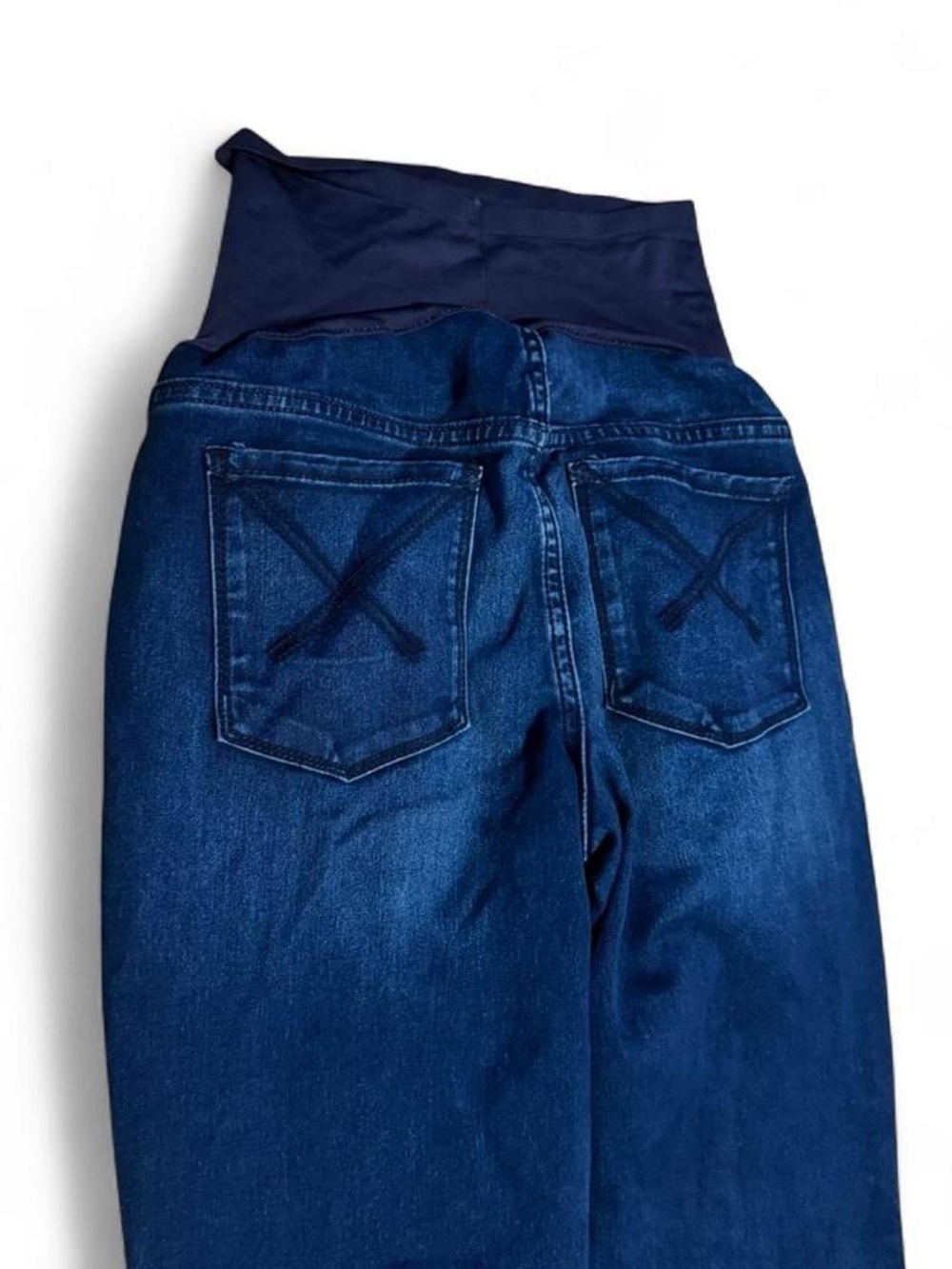 Old Navy Dark Blue Maternity High-Rise Jeans